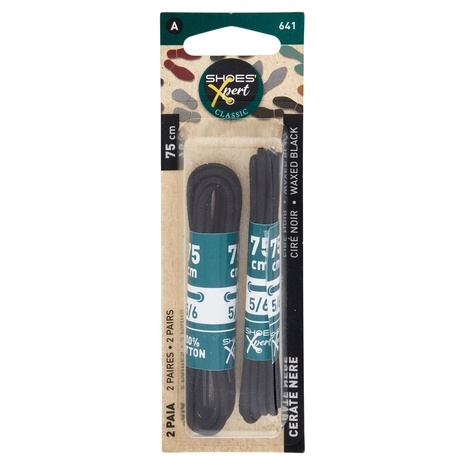 Shoes'Xpert Classic Cerate Nere 75cm 5/6 2 Paia